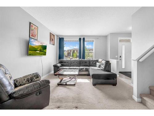 1568 Cornerstone Boulevard Ne, Calgary, AB - Indoor Photo Showing Living Room