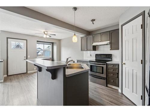 1141 Prestwick Circle Se, Calgary, AB - Indoor Photo Showing Kitchen With Double Sink
