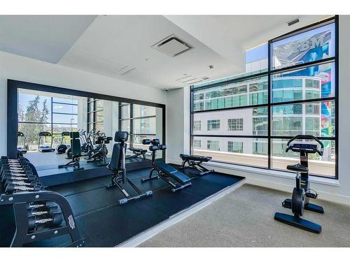 2507-310 12 Avenue Sw, Calgary, AB - Indoor Photo Showing Gym Room