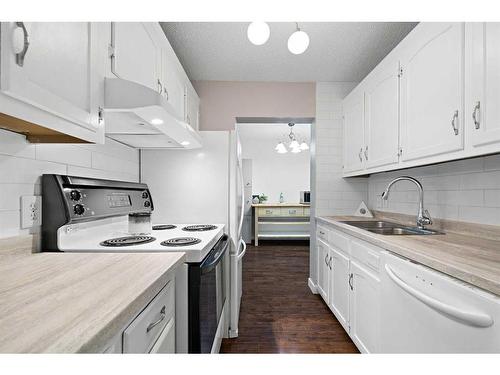 129-210 86 Avenue Se, Calgary, AB - Indoor Photo Showing Kitchen With Double Sink