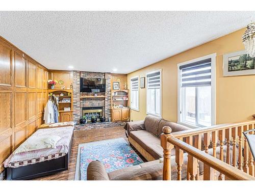 40 Whiteram Way Ne, Calgary, AB - Indoor With Fireplace