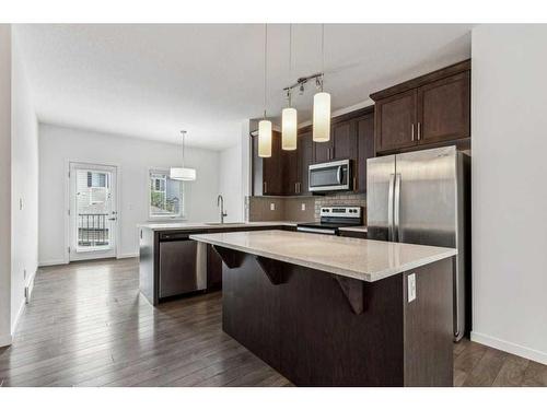 123 Legacy Point Se, Calgary, AB - Indoor Photo Showing Kitchen With Upgraded Kitchen