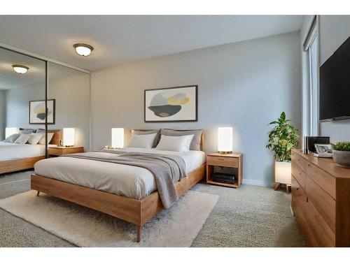 205 Coachway Lane Sw, Calgary, AB - Indoor Photo Showing Bedroom