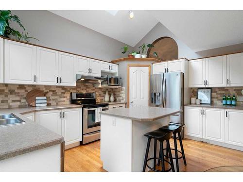 128 Citadel Park Nw, Calgary, AB - Indoor Photo Showing Kitchen With Stainless Steel Kitchen With Double Sink