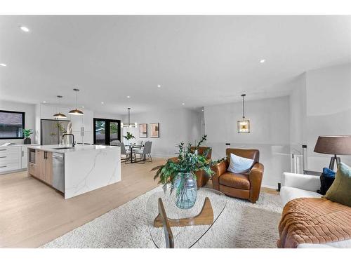 223 Parkside Way Se, Calgary, AB - Indoor Photo Showing Living Room