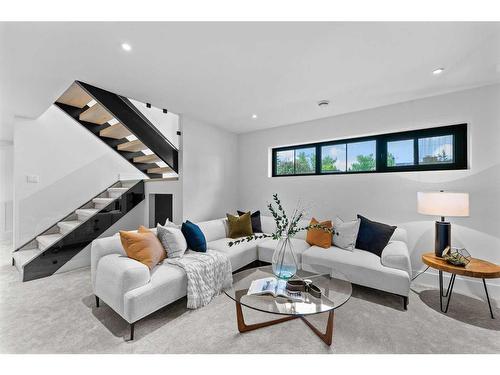 223 Parkside Way Se, Calgary, AB - Indoor Photo Showing Living Room