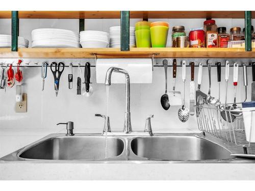 320 Falshire Way Ne, Calgary, AB - Indoor Photo Showing Kitchen With Double Sink