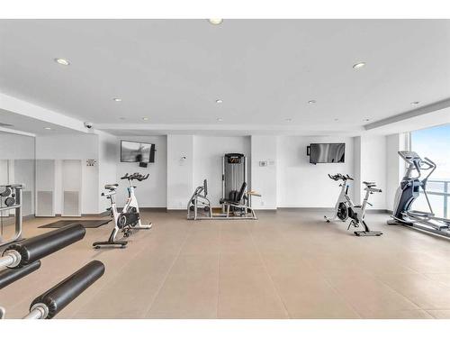 508-615 6 Avenue Se, Calgary, AB - Indoor Photo Showing Gym Room