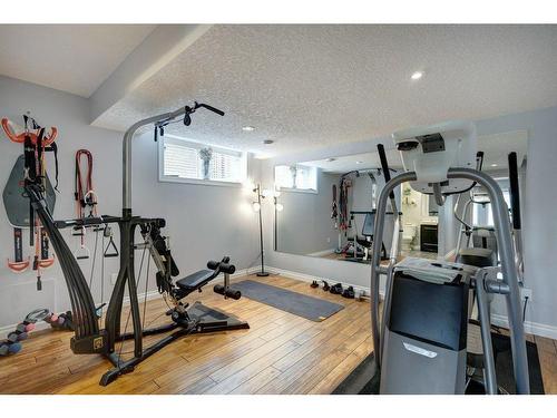 119 Brightoncrest Terrace Se, Calgary, AB - Indoor Photo Showing Gym Room