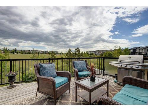 119 Brightoncrest Terrace Se, Calgary, AB - Outdoor With Deck Patio Veranda With View