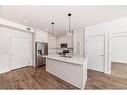 2319-681 Savanna Boulevard Ne, Calgary, AB  - Indoor Photo Showing Kitchen With Stainless Steel Kitchen With Upgraded Kitchen 