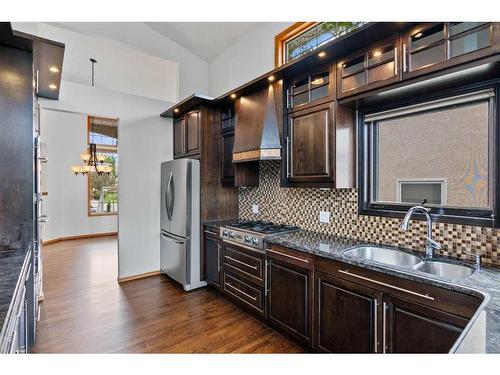 79 Mt Assiniboine Circle Se, Calgary, AB - Indoor Photo Showing Kitchen With Stainless Steel Kitchen With Double Sink