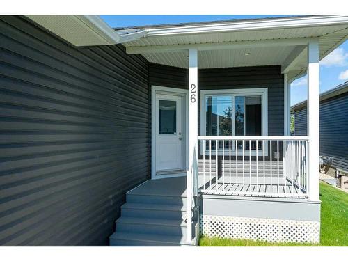 26 Stone Garden Crescent, Carstairs, AB - Outdoor With Deck Patio Veranda With Exterior