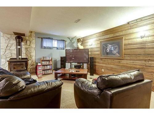 34546 Range Road 12, Rural Red Deer County, AB - Indoor Photo Showing Other Room With Fireplace