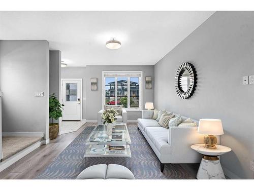 141 Corner Meadows Gate Ne, Calgary, AB - Indoor Photo Showing Living Room