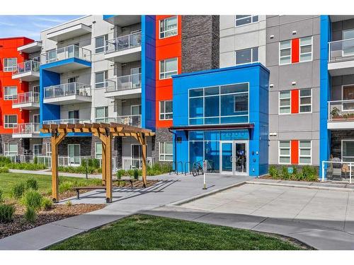 2302-19489 Main Street Se, Calgary, AB - Outdoor With Balcony With Facade