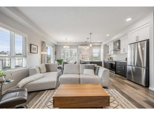 2302-19489 Main Street Se, Calgary, AB - Indoor Photo Showing Living Room