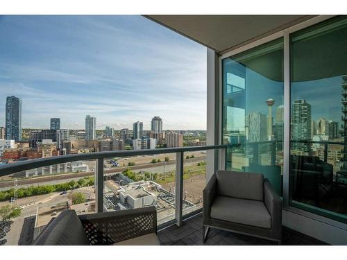 1806-433 11 Avenue Se, Calgary, AB - Outdoor With Balcony With View With Exterior