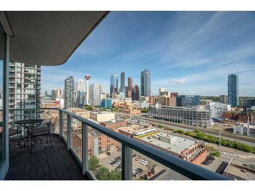 1806-433 11 Avenue Se, Calgary, AB - Outdoor With Balcony With View