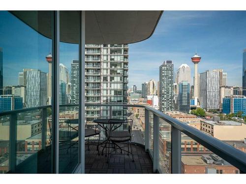 1806-433 11 Avenue Se, Calgary, AB - Outdoor With Balcony