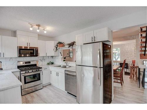 43-10401 19 Street Sw, Calgary, AB - Indoor Photo Showing Kitchen With Double Sink