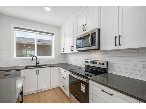 95 Sage Hill Lane Nw, Calgary, AB - Indoor Photo Showing Kitchen With Upgraded Kitchen