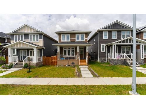 413 Redstone Grove Ne, Calgary, AB - Outdoor With Deck Patio Veranda With Facade