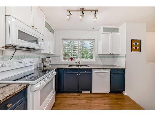 74 Tuscany Springs Gardens Nw, Calgary, AB - Indoor Photo Showing Kitchen With Double Sink