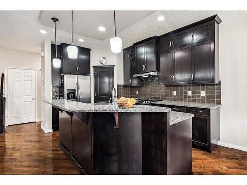 456 Hidden Creek Boulevard Nw, Calgary, AB - Indoor Photo Showing Kitchen With Upgraded Kitchen