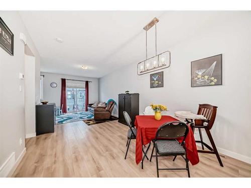 97 Copperstone Road Se, Calgary, AB - Indoor Photo Showing Dining Room