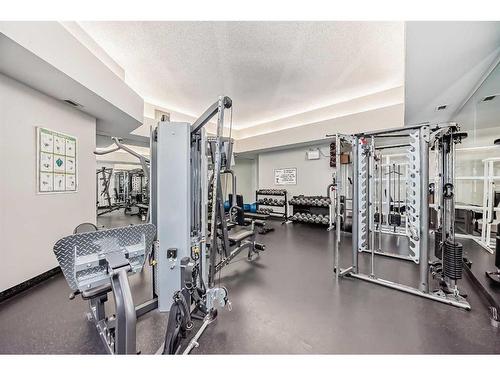 12-2712 Edenwold Heights Nw, Calgary, AB - Indoor Photo Showing Gym Room