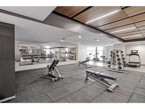 2104-1188 3 Street Se, Calgary, AB - Indoor Photo Showing Gym Room