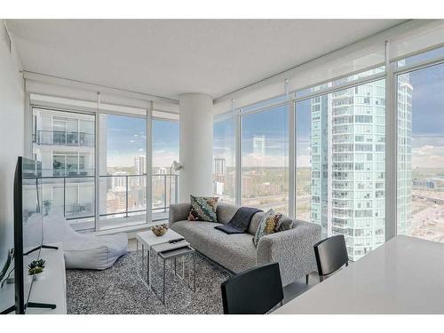 2104-1188 3 Street Se, Calgary, AB - Indoor Photo Showing Living Room