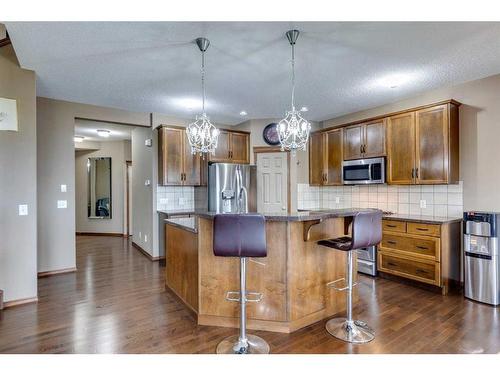 439 Cranfield Gardens Se, Calgary, AB - Indoor Photo Showing Kitchen With Upgraded Kitchen