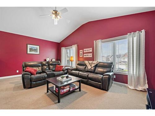 134 Copperstone Close Se, Calgary, AB - Indoor Photo Showing Living Room