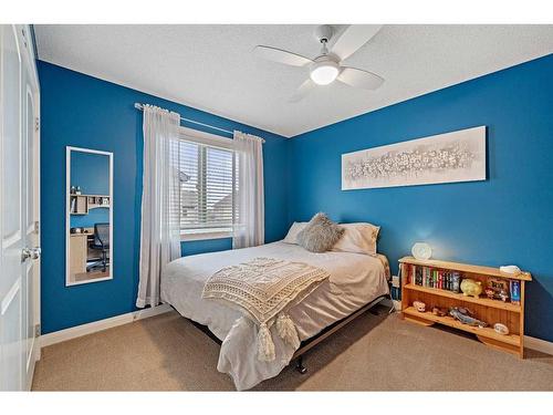 134 Copperstone Close Se, Calgary, AB - Indoor Photo Showing Bedroom