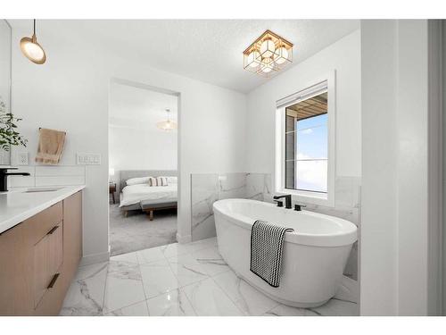 242 Sage Meadows Green Nw, Calgary, AB - Indoor Photo Showing Bathroom