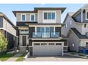 242 Sage Meadows Green Nw, Calgary, AB  - Outdoor With Balcony With Facade 