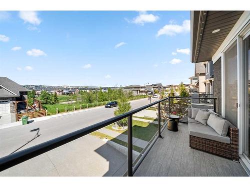 242 Sage Meadows Green Nw, Calgary, AB - Outdoor With Balcony With View With Exterior