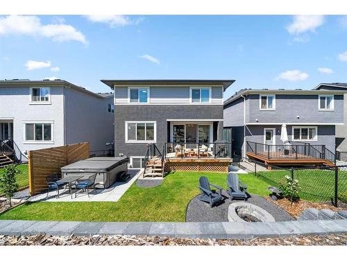 242 Sage Meadows Green Nw, Calgary, AB - Outdoor With Deck Patio Veranda With Exterior