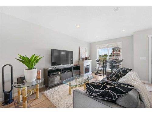 618 Cranford Mews Se, Calgary, AB - Indoor Photo Showing Living Room