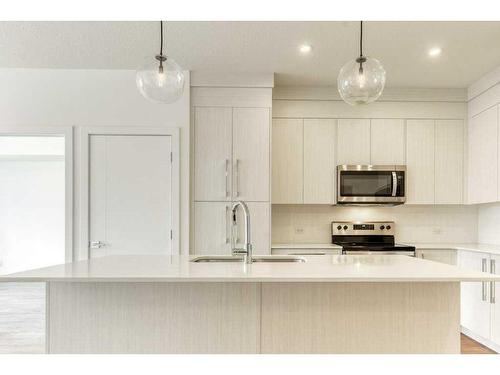 2208-681 Savanna Boulevard Ne, Calgary, AB - Indoor Photo Showing Kitchen With Upgraded Kitchen