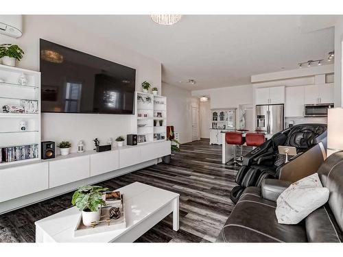 4013-15 Sage Meadows Landing Nw, Calgary, AB - Indoor Photo Showing Living Room