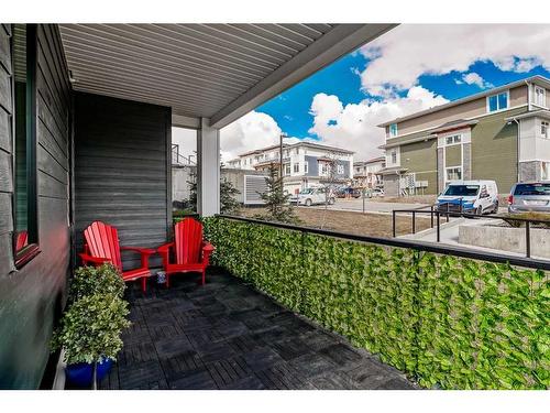 4013-15 Sage Meadows Landing Nw, Calgary, AB - Outdoor With Deck Patio Veranda With Exterior