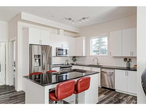 4013-15 Sage Meadows Landing Nw, Calgary, AB - Indoor Photo Showing Kitchen With Upgraded Kitchen