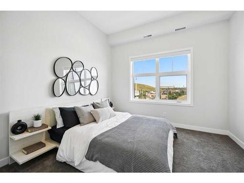 402-255 Les Jardins Park Se, Calgary, AB - Indoor Photo Showing Kitchen With Upgraded Kitchen