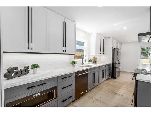 140 Lake Wapta Rise Se, Calgary, AB - Indoor Photo Showing Kitchen With Upgraded Kitchen