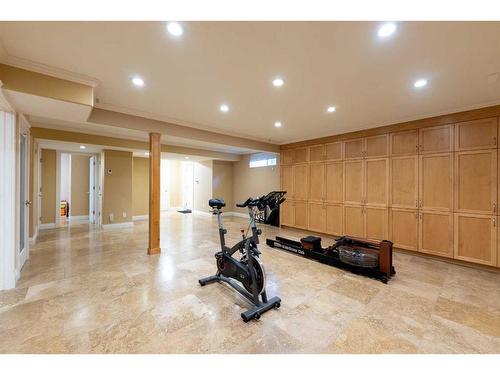 140 Royal Birch Crescent Nw, Calgary, AB - Indoor Photo Showing Gym Room