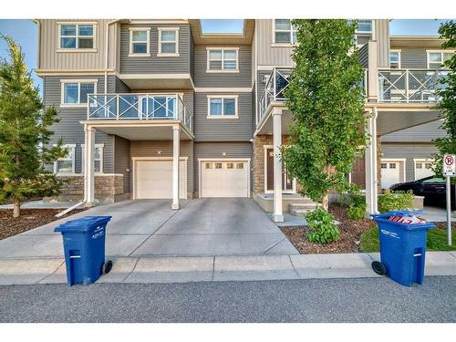 721 Skyview Ranch Grove Ne, Calgary, AB - Outdoor With Balcony With Facade