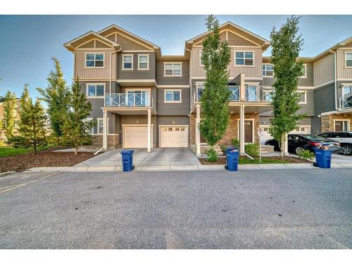 721 Skyview Ranch Grove Ne, Calgary, AB - Outdoor With Balcony With Facade